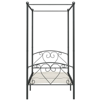 Bed Frame | Grey | Metal | Single | Durable | Bed Frame | Rectangular