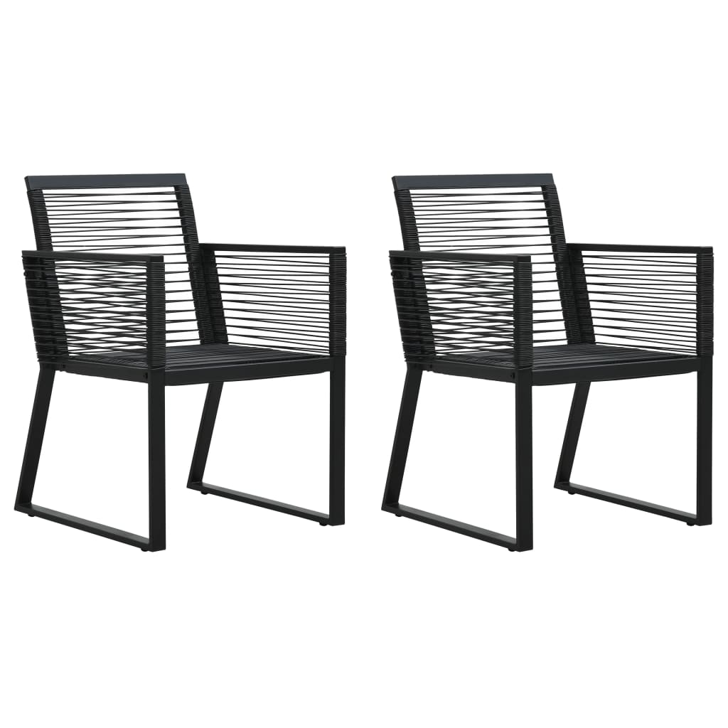 Outdoor Chair | Set of 2 | Minimalistic | Garden Chairs | Rectangular