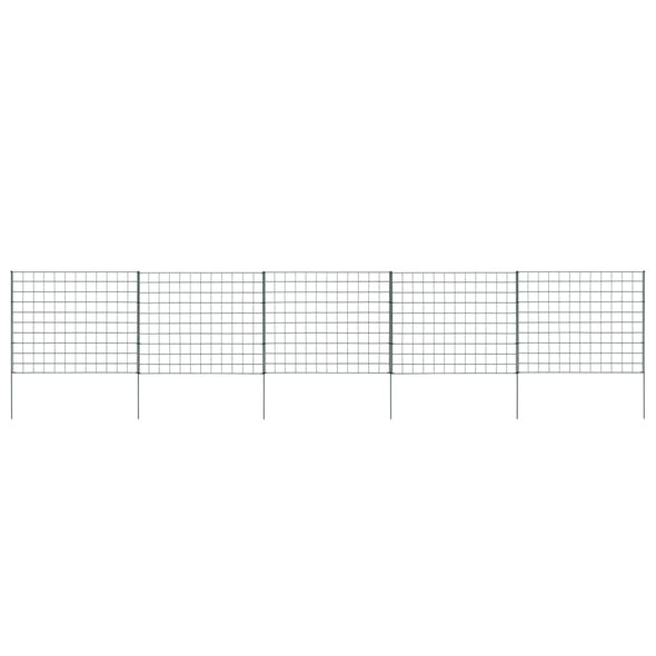 Garden Fence Set 77.5x64 cm Green