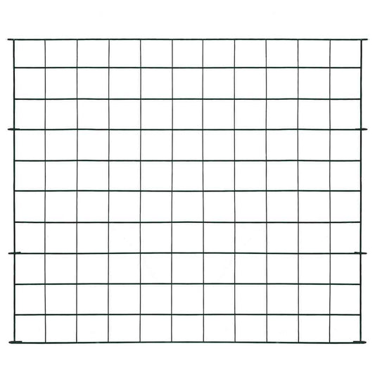 146102 vidaXL Garden Fence Set 77,5x64 cm Green