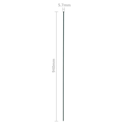 Lower Arch Garden Fence Set 77.5x64 cm Green