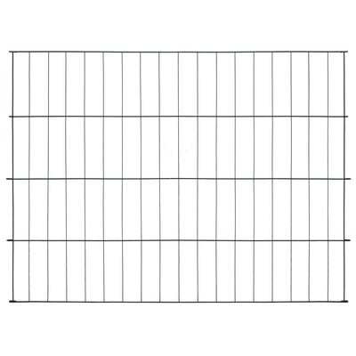 Garden Fence Set 115x79 cm Green