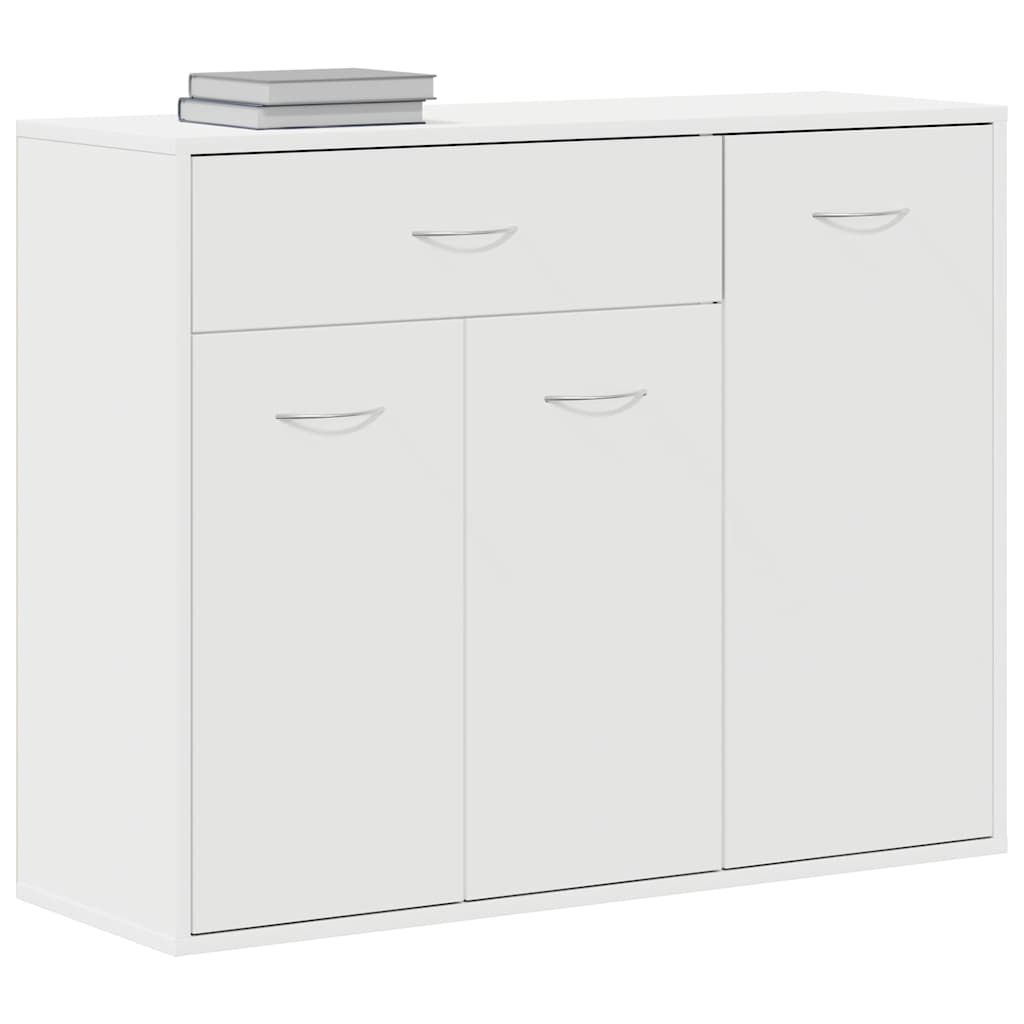 800675 vidaXL Sideboard White 88x30x70 cm Engineered Wood