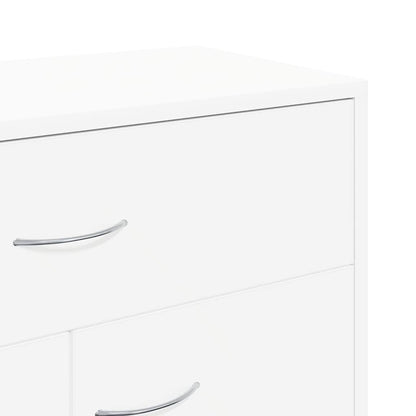 Sideboard White 60x30x75 cm Engineered Wood