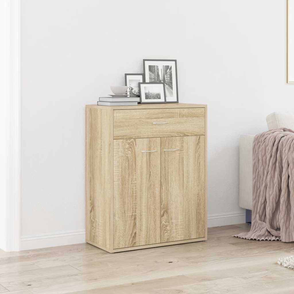 Sideboard Sonoma Oak 60x30x75 cm Engineered Wood