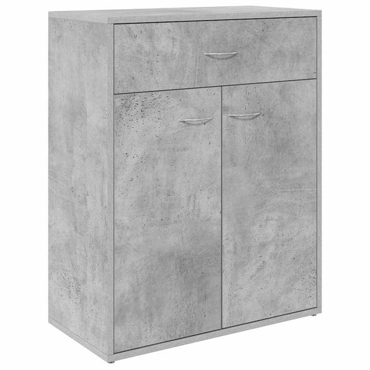 Sideboard | Concrete Grey | Engineered Wood | 60x30x75 cm | Sideboard