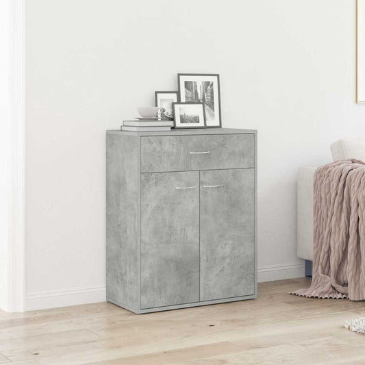 Sideboard | Concrete Grey | Engineered Wood | 60x30x75 cm | Sideboard