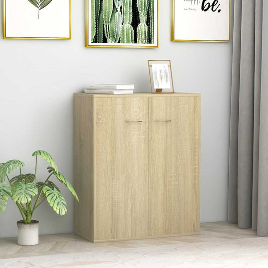Sideboard | Sonoma oak | Engineered wood | 60 x 30 x 75 cm | Sideboard