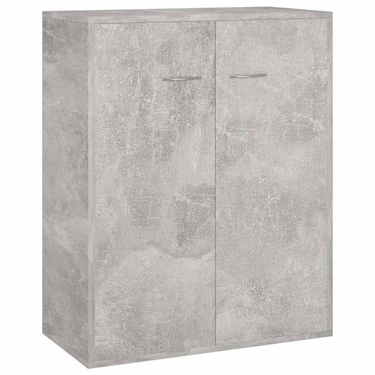 Sideboard | Concrete grey | Engineered wood | 60 x 30 x 75 cm | Sideboard