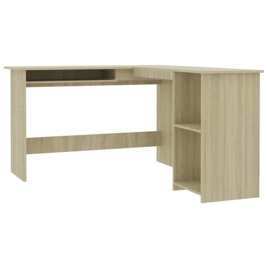 Corner Desk | Sonoma oak | Engineered wood | Medium | Sliding Components
