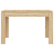 Dining Table Sonoma Oak 120x60x76 cm Engineered Wood