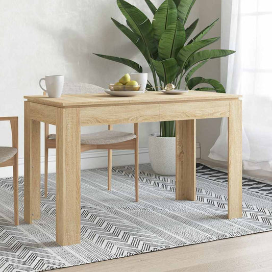 Dining Table | Sonoma Oak | Engineered Wood | Standard | Simple