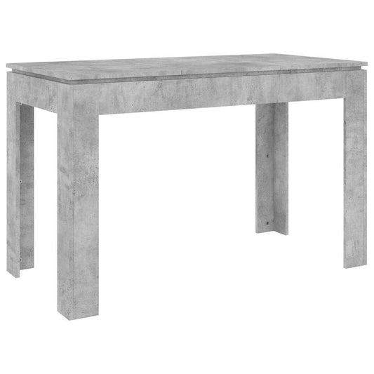 Dining Table | Concrete Grey | Engineered wood | 120x60x76 cm | Durable