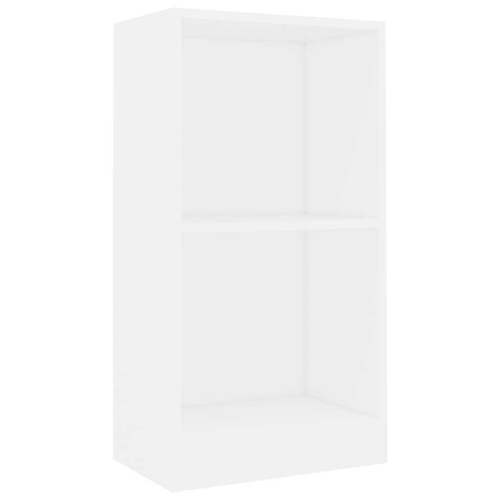 Bookcase White 40x24x75 cm Engineered Wood