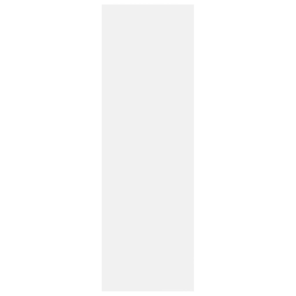 Bookcase White 40x24x75 cm Engineered Wood