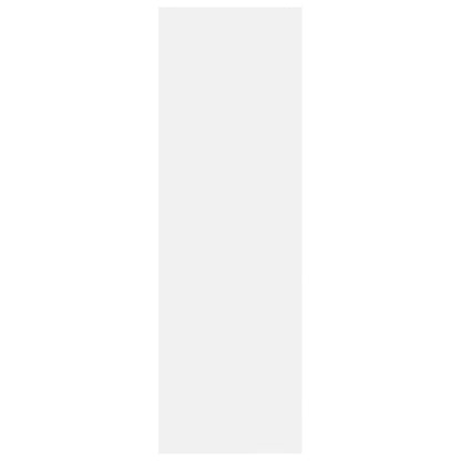 Bookcase White 40x24x75 cm Engineered Wood
