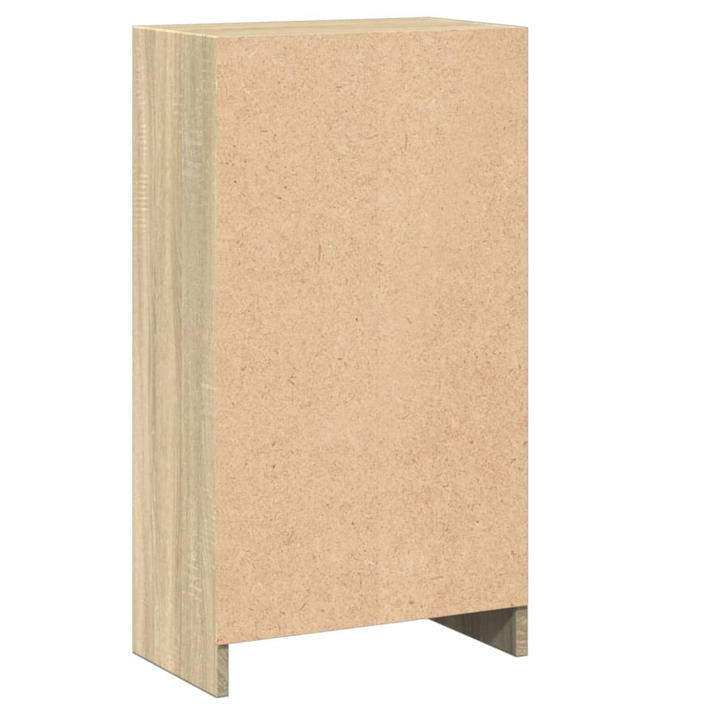 Bookcase Sonoma Oak 40x24x75 cm Engineered Wood