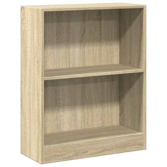 800858 vidaXL Bookshelf Sonoma Oak 60x24x76 cm Engineered Wood