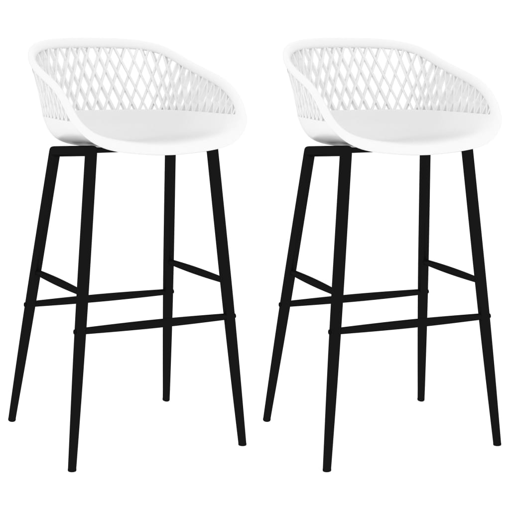 Bar Chairs 2 pcs White