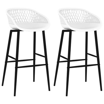 Bar Chairs 2 pcs White