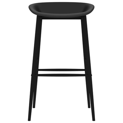 Bar Chairs 2 pcs Black