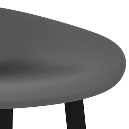 Bar Chairs 2 pcs Grey
