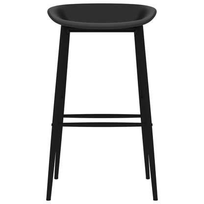 Bar Chairs 4 pcs Black