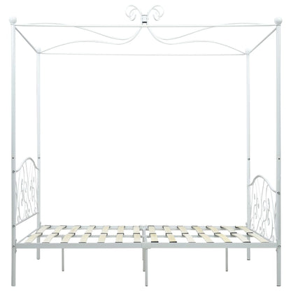 Bed Frame | White | Metal | Double | Classic/Traditional | Bed Frame
