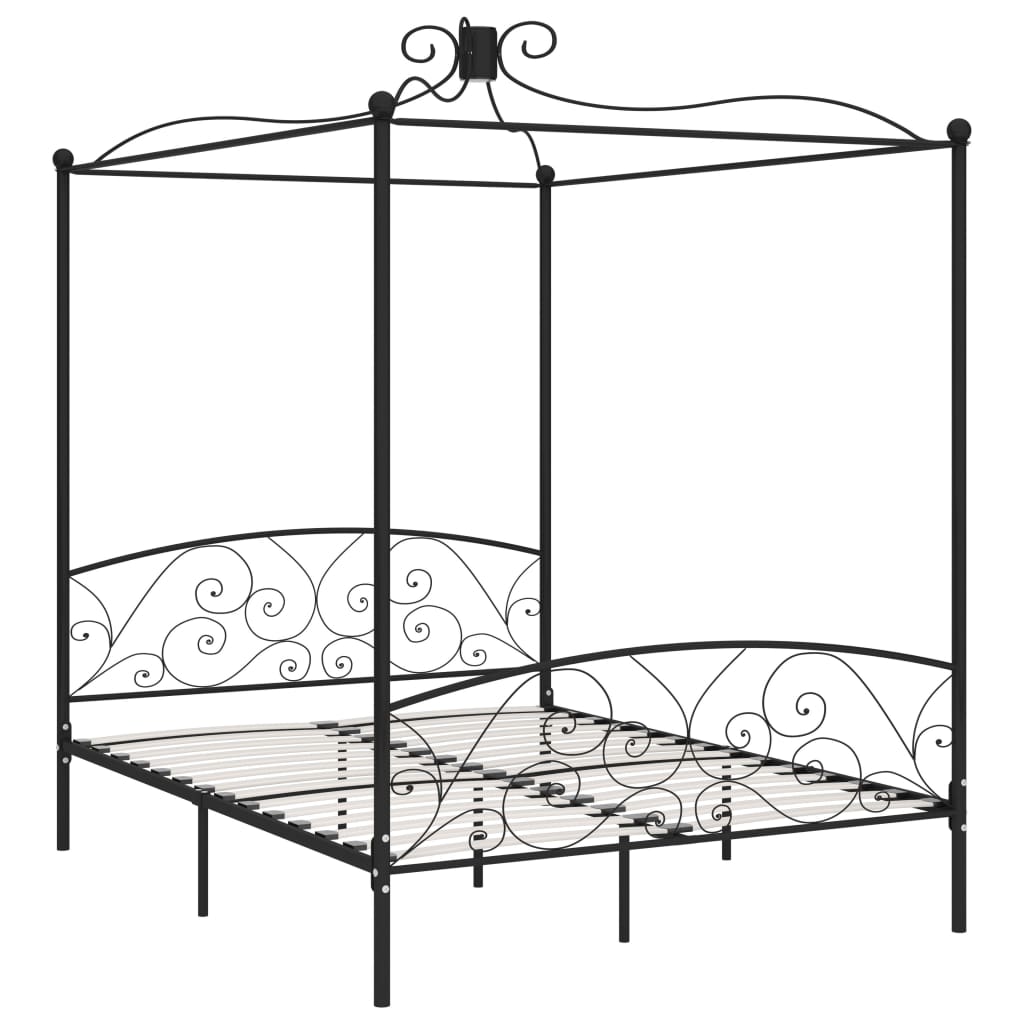 Bed Frame | Black | Metal | Double Beds | Classic/Traditional | Bed Frame