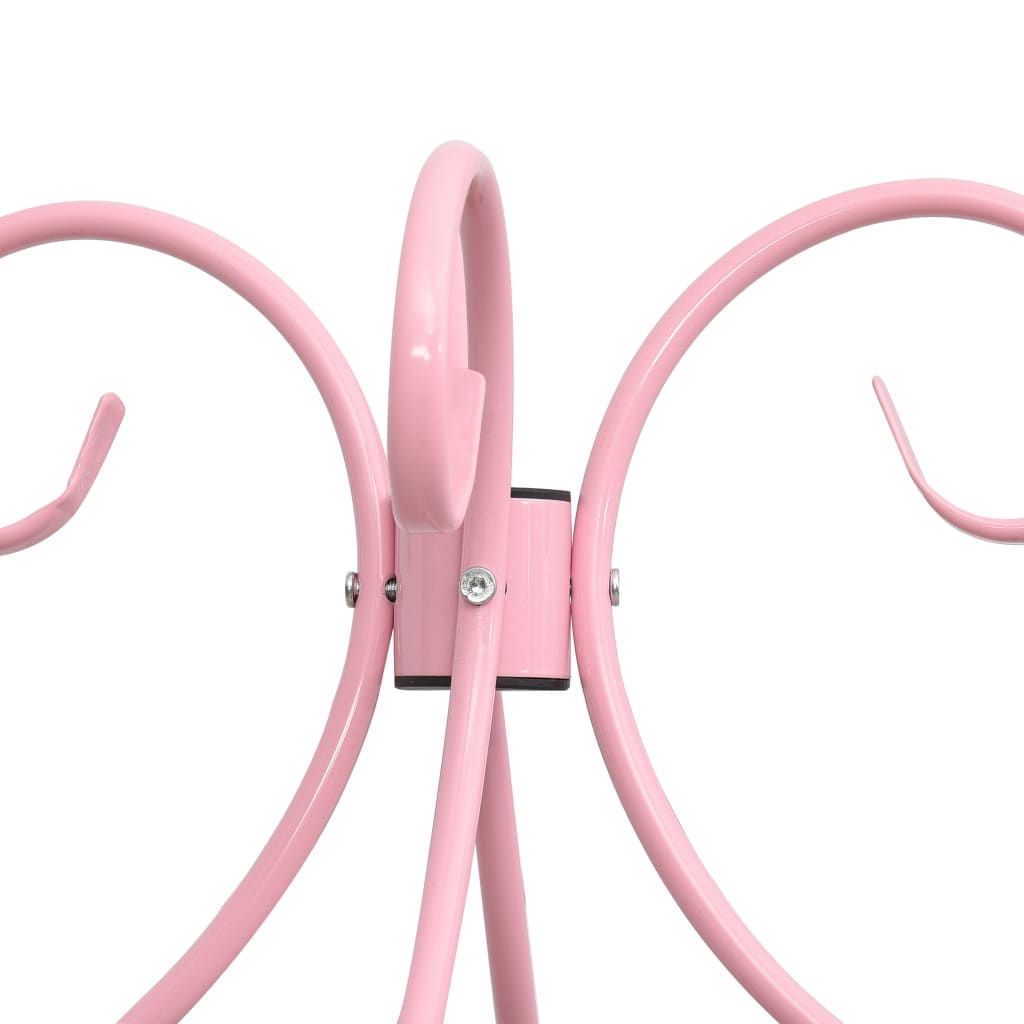 Bed Frame | Pink | Metal, Plywood | Double | Classic/Traditional