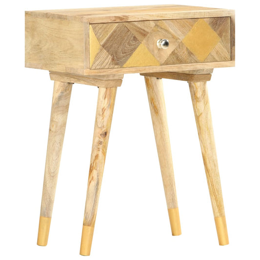 Bedside Cabinet | Brown | Solid mango wood | Small | Storage