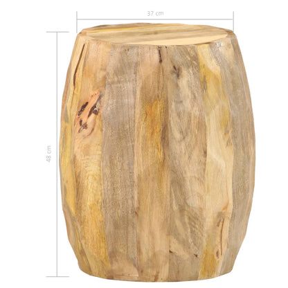 Drum Stool Solid Mango Wood