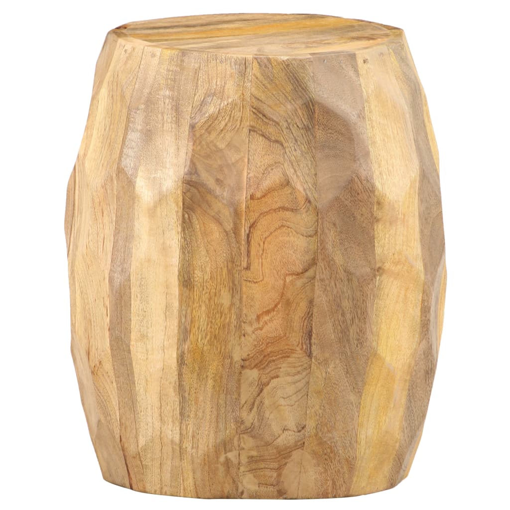 Drum Stool Solid Mango Wood