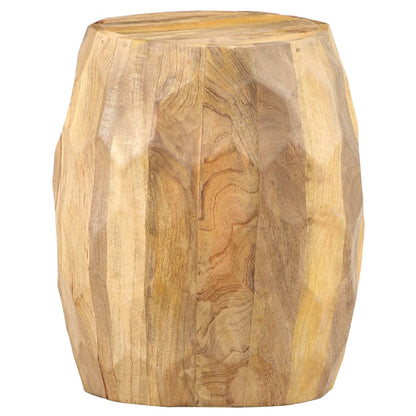 Drum Stool Solid Mango Wood