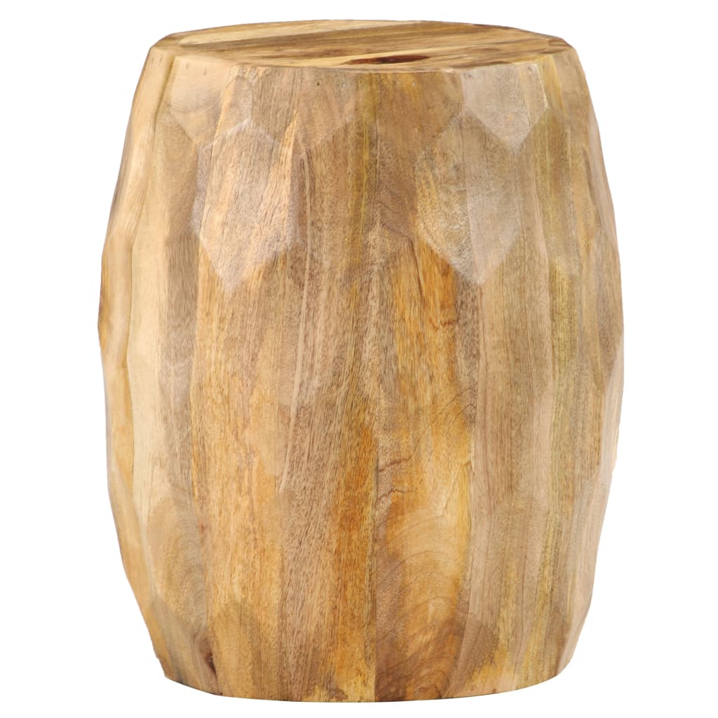 Drum Stool Solid Mango Wood