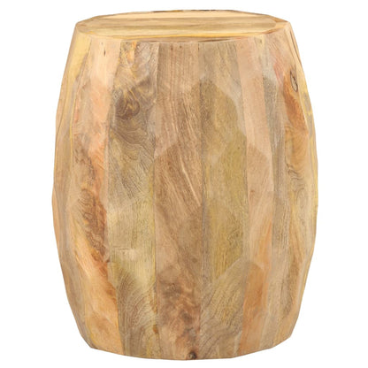 Drum Stool Solid Mango Wood
