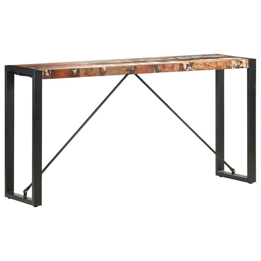 285949 vidaXL Console Table 150x35x76 cm Solid Reclaimed Wood