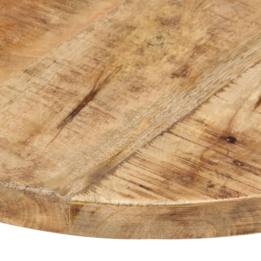 Table Top Solid Mango Wood Round 25-27 mm 40 cm