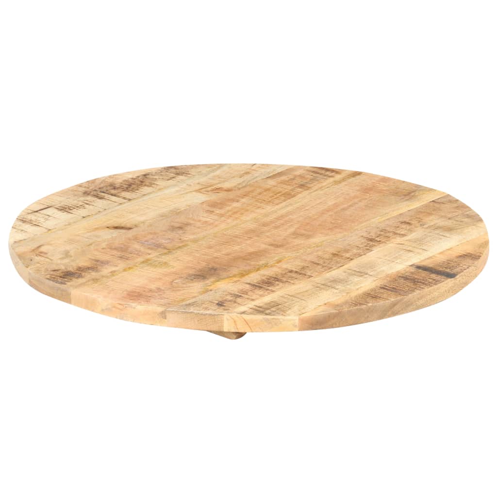 Table Top Solid Mango Wood Round 25-27 mm 40 cm