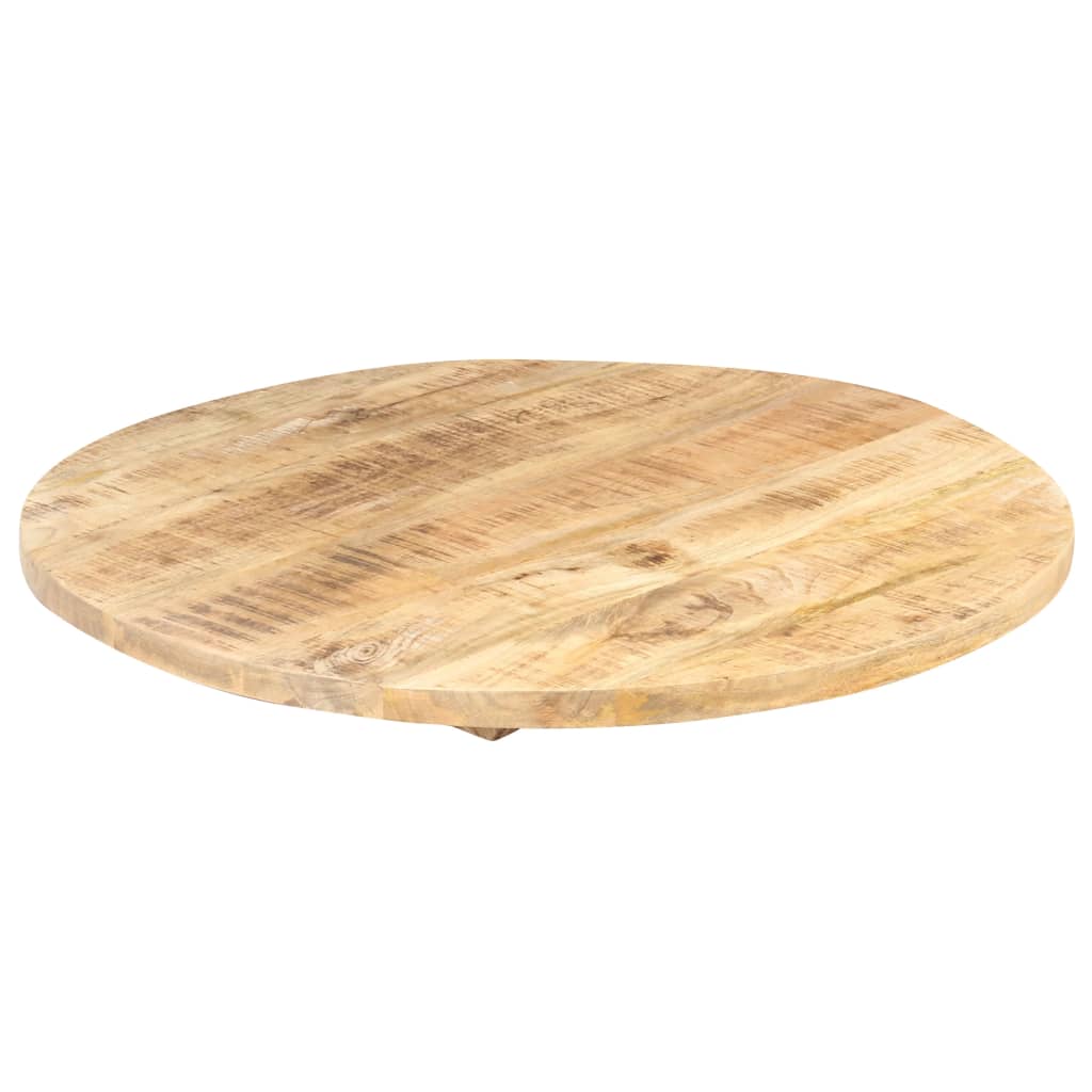 Table Top Solid Mango Wood Round 25-27 mm 40 cm