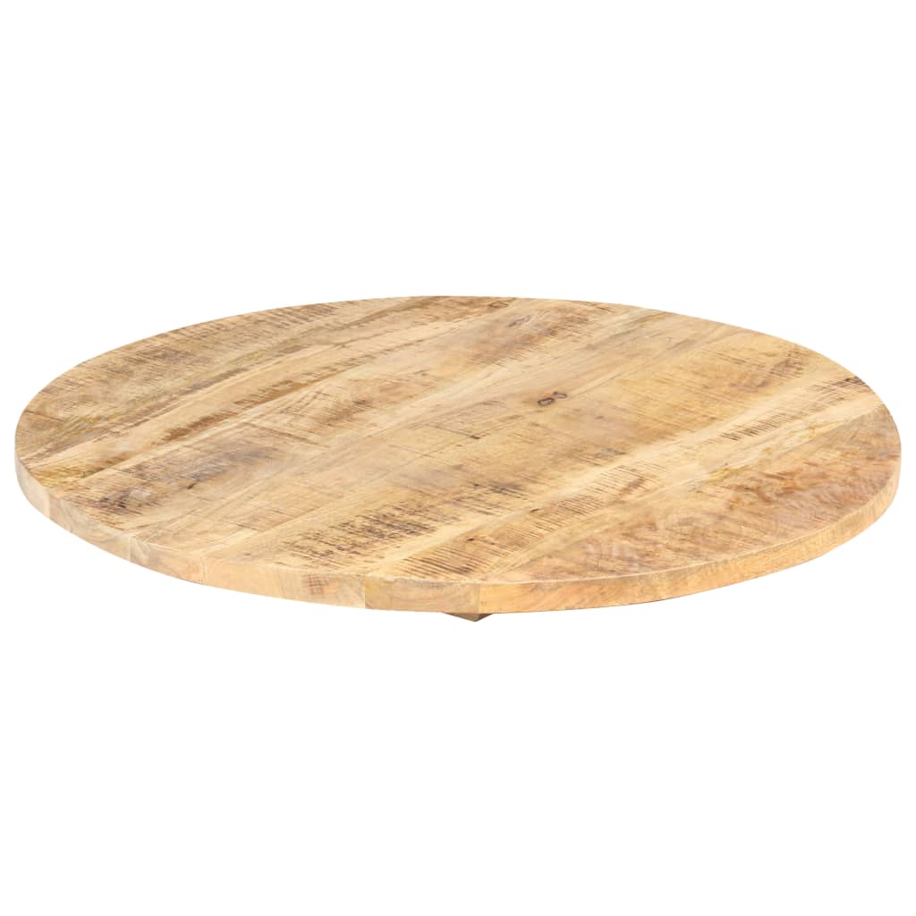 Table Top Solid Mango Wood Round 25-27 mm 40 cm