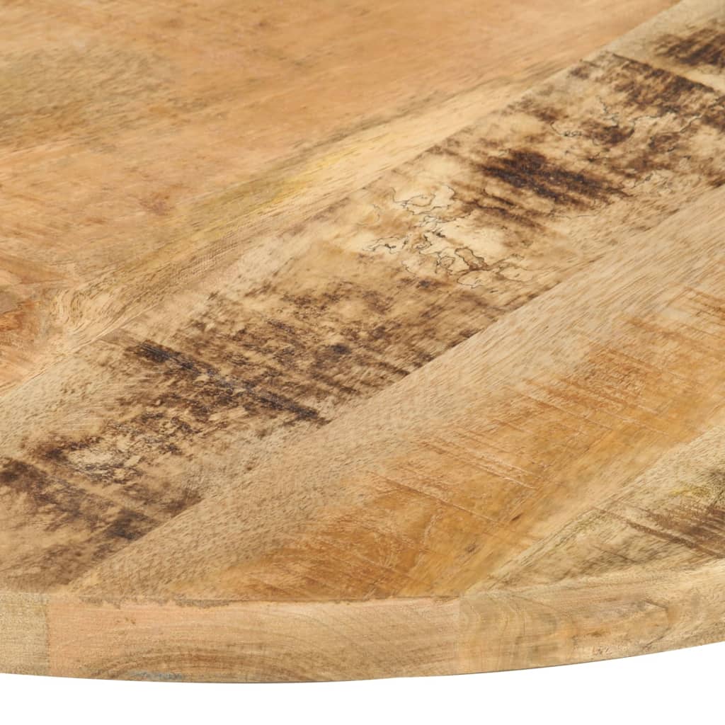 Table Top Solid Mango Wood Round 25-27 mm 80 cm