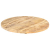 Table Top Solid Mango Wood Round 25-27 mm 80 cm