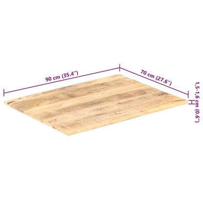 Table Top | Various | Solid mango wood | 90 x 70 cm | Durable | Table Top