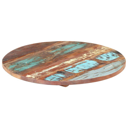 Table Top | Multicolour | Solid reclaimed wood | 40 cm diameter