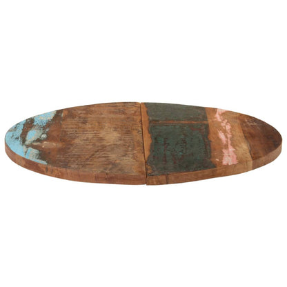 Round Table Top 70 cm 25-27 mm Solid Reclaimed Wood