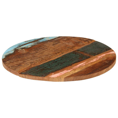 Round Table Top 70 cm 25-27 mm Solid Reclaimed Wood