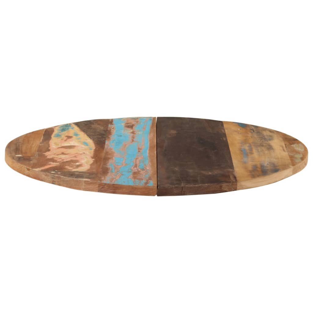 Table Top | Multicolour | Solid reclaimed wood | 80 cm Diameter | Durable