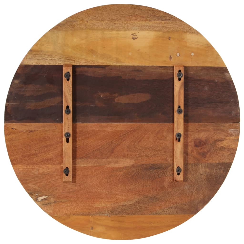Table Top | Multicolour | Solid reclaimed wood | 80 cm Diameter | Durable