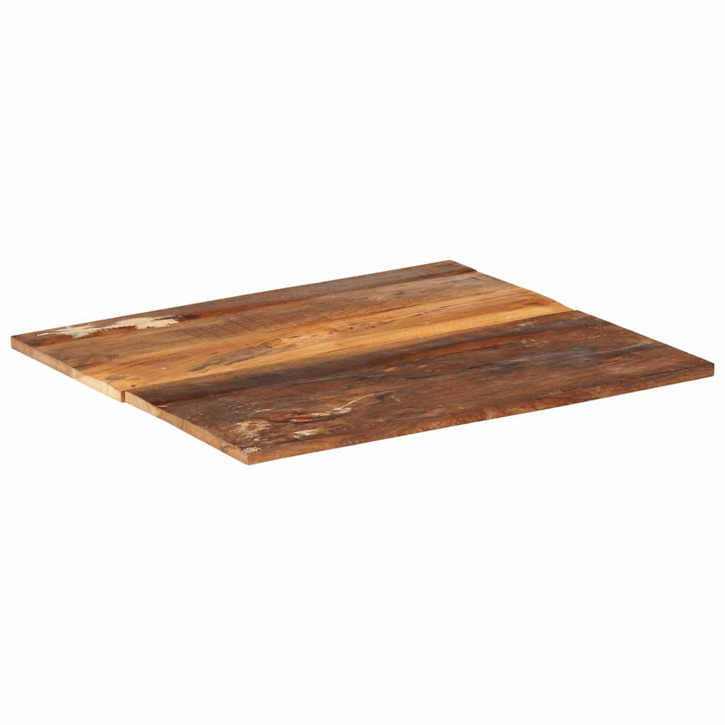 Table Top | Various shades of brown | Solid reclaimed wood | 60x70cm